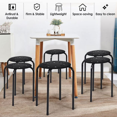 Occasional Set of 6 Dining Stools