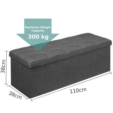 Classic Modern Storage Bench with 110cm Length