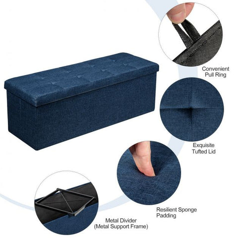 Classic Modern Storage Bench with 110cm Length