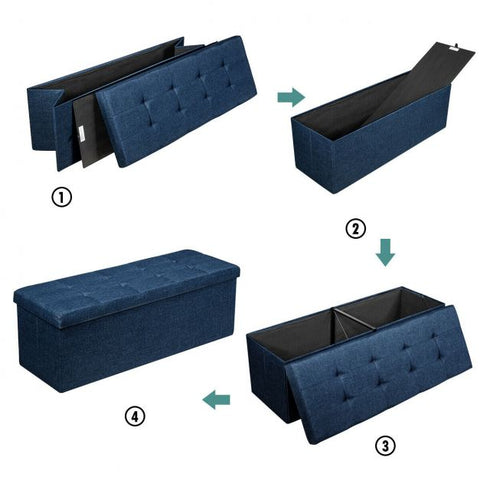 Classic Modern Storage Bench with 110cm Length