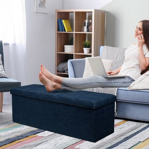 Classic Modern Storage Bench with 110cm Length