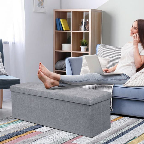 Classic Modern Storage Bench with 110cm Length