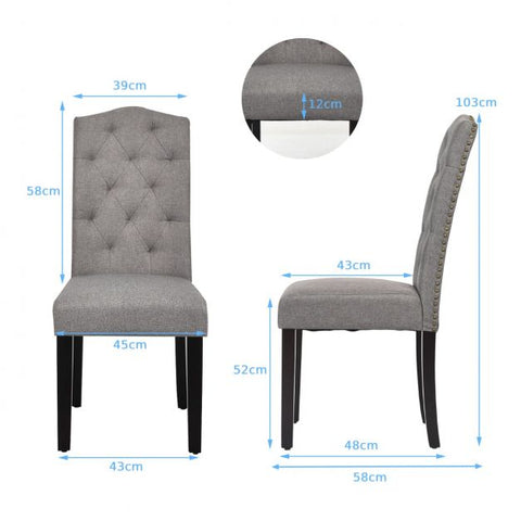 Classic Set of 2 Dining Chairs