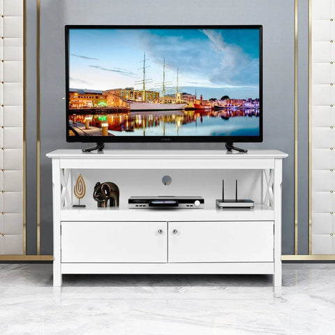 Stylish Multi-Purpose TV Stand with Ample Storage and Cable Management
