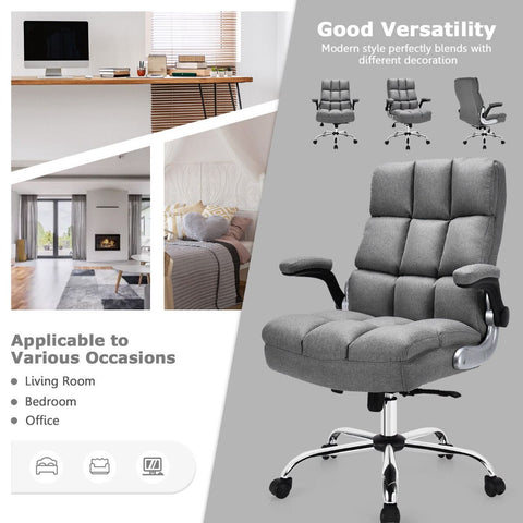 Exquisite Executive Office Chair with Upholstered material and Ergonomic Design