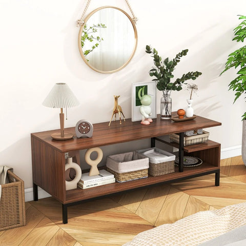 Industrial Multi-Function TV Stand with Ample Storage Space and 120cm TV Capacity