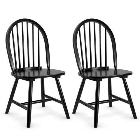 Wooden Set of 2 Dining Chairs