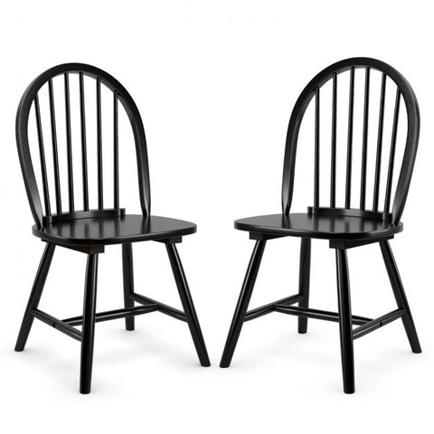 Wooden Set of 2 Dining Chairs
