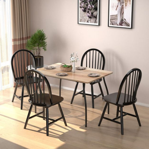 Wooden Set of 2 Dining Chairs