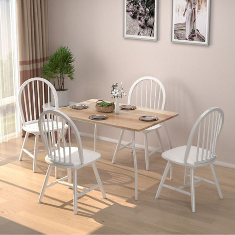 Wooden Set of 2 Dining Chairs