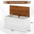 White Large Storage Chest with Safety Hinge