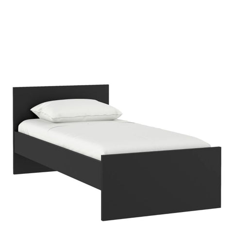 Charming and Modern Glossy Laminated Board Single Bed