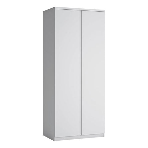 Versatile and Elegant Smart Storage Wardrobe with Sleek Finish in White