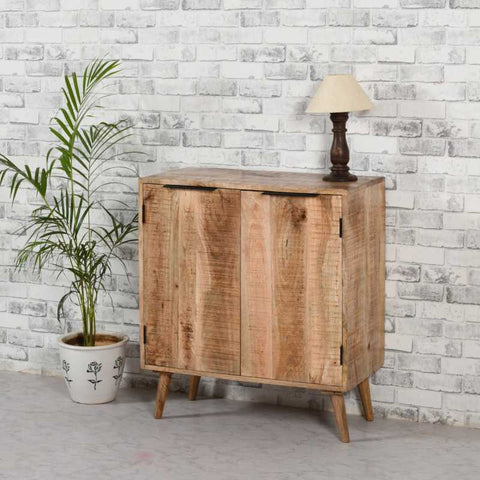 Stylish and Rustic Drinks Cabinet with Surrey Wood and Lacquered Finish