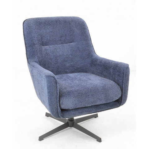Croydon Swivel Chair in Velvet