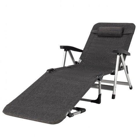 Space Saving  Lounger with Removable Pillow and Cup Holder