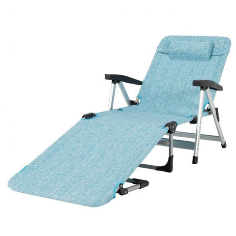 Space Saving  Lounger with Removable Pillow and Cup Holder