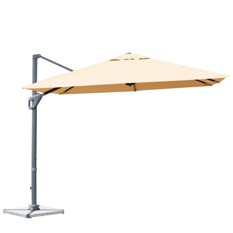 Dynamo 3m Patio Cantilever Parasol with Tilting Adjustment and Crank