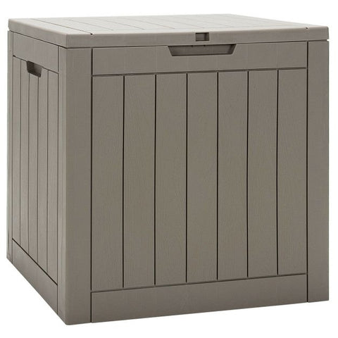 Lockable Lid Outdoor Shed with Easy-Carry Handles
