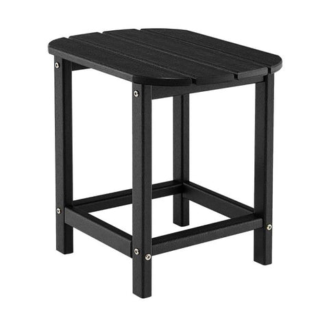 Outdoor Adirondack Side Table with Weather-Resistance