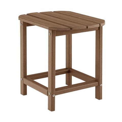 Outdoor Adirondack Side Table with Weather-Resistance