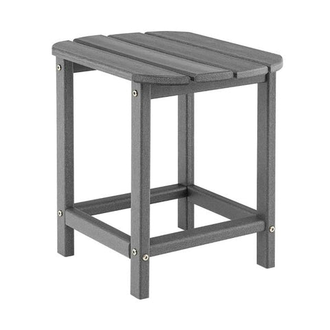 Outdoor Adirondack Side Table with Weather-Resistance