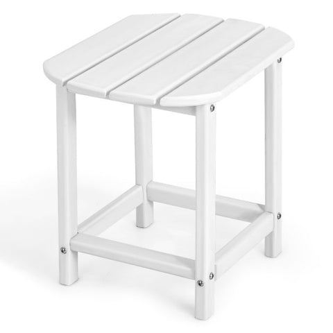 Outdoor Adirondack Side Table with Weather-Resistance