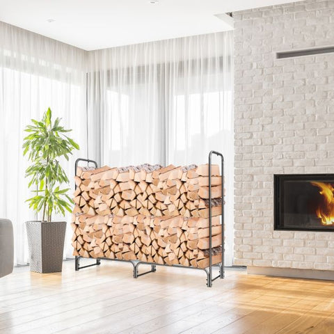 Firewood Storage Log Rack with Waterproof PVC