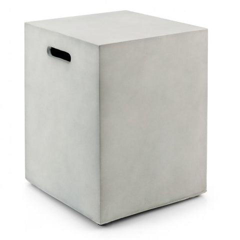 Heavy Duty 2-in-1 Multifunction Propane Gas Tank Cover Table in Grey