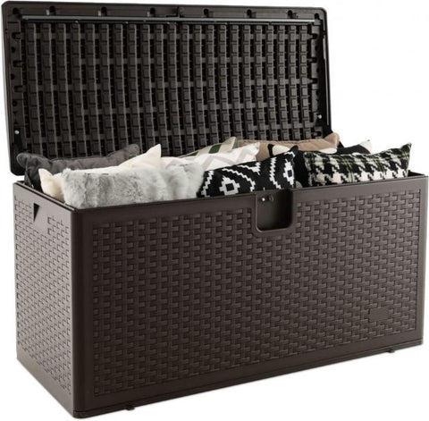 370L Flip Lid Garden Storage Box with Lockable Feature