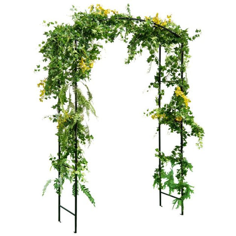 Versatile 230CM Decorative Garden Arbour Trellis in Black