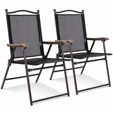 Outdoor Folding Chair set with Breathable Fabric