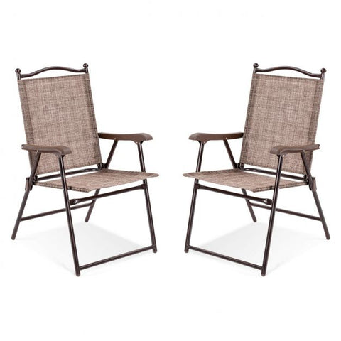 Outdoor Folding Chair set with Breathable Fabric