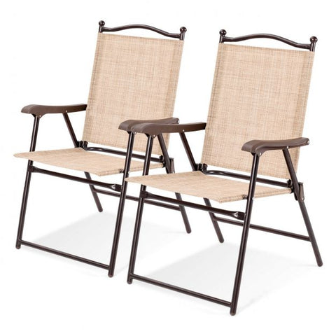 Outdoor Folding Chair set with Breathable Fabric