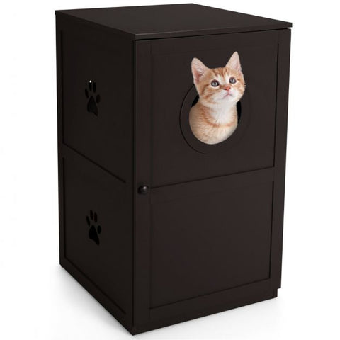Two-Tier Design with Entry Hole and Enclosed Door
