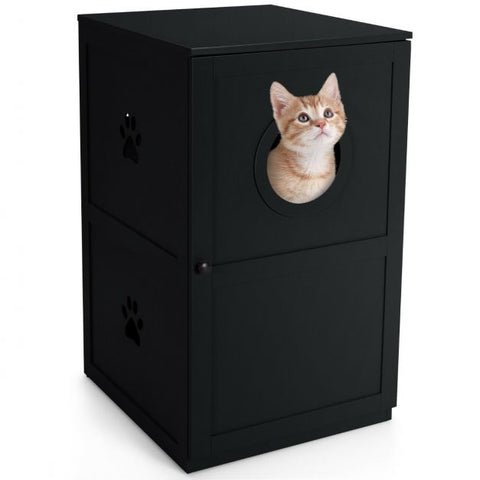 Two-Tier Design with Entry Hole and Enclosed Door