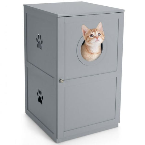 Two-Tier Design with Entry Hole and Enclosed Door