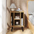 Multi-Purpose and Compact Side Table with Built-in Charging Station and Sturdy Frame