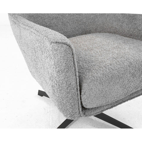 Croydon Swivel Chair in Velvet